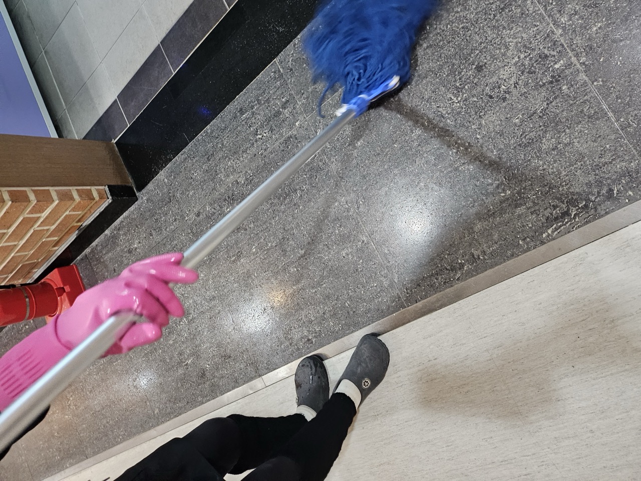 공항동 학교청소 작업 2